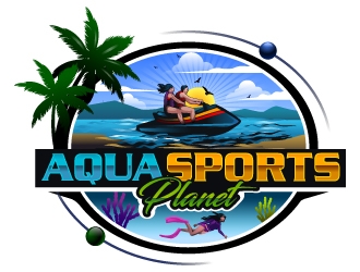 AquaSportsPlanet logo design by LucidSketch