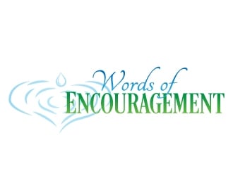 Words Of Encouragement  logo design by jaize