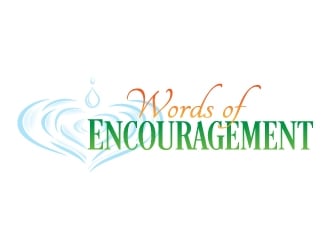 Words Of Encouragement  logo design by jaize