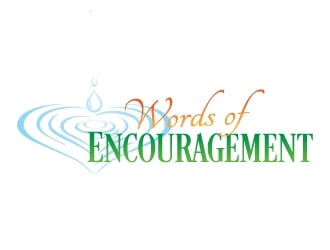 Words Of Encouragement  logo design by jaize