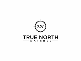 Logo will be a compass/ Company name True North Watches logo design by Editor