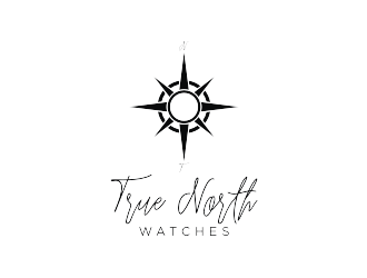 Logo will be a compass/ Company name True North Watches logo design by mbamboex