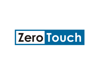 zero touch  logo design by rief