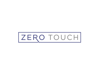 zero touch  logo design by bricton