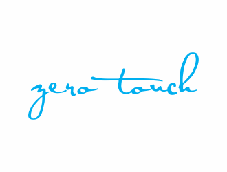 zero touch  logo design by hopee