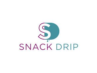 Snack Drip  logo design by bricton