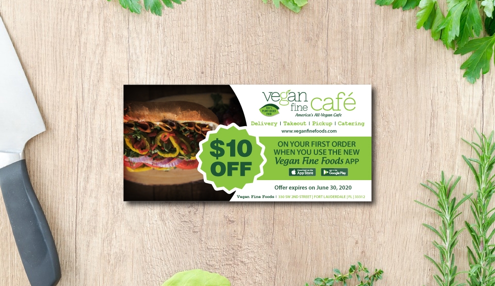 Vegan Fine Cafe logo design by LogOExperT