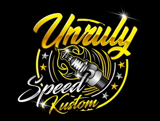 Unruly speed kustom  logo design by Suvendu