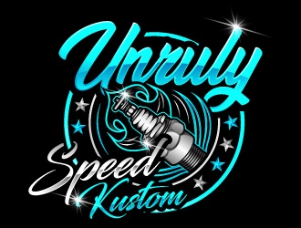 Unruly speed kustom  logo design by Suvendu