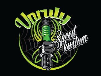 Unruly speed kustom  logo design by gogo