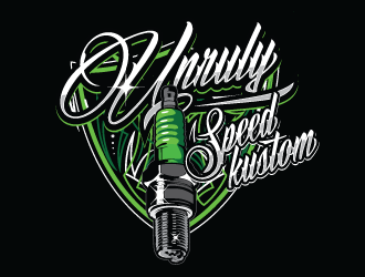 Unruly speed kustom  logo design by gogo