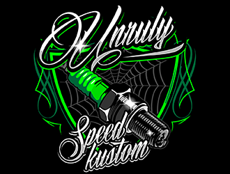 Unruly speed kustom  logo design by gogo