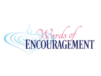 Words Of Encouragement  logo design by jaize