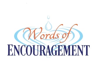 Words Of Encouragement  logo design by jaize