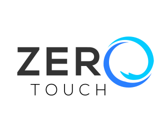 zero touch  logo design by Rossee