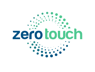 zero touch  logo design by BeDesign