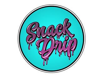 Snack Drip  logo design by 3Dlogos