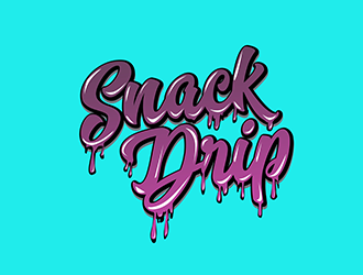 Snack Drip  logo design by 3Dlogos