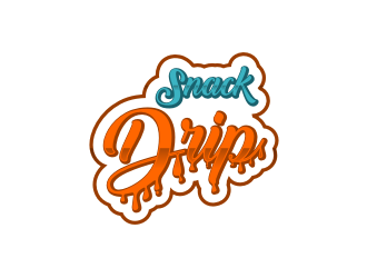 Snack Drip  logo design by bricton