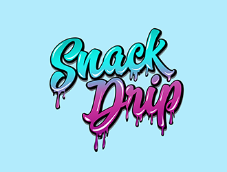 Snack Drip  logo design by 3Dlogos