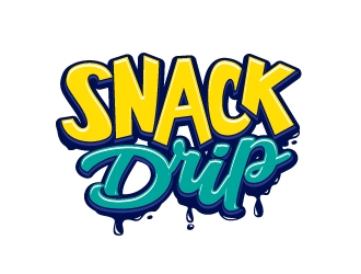 Snack Drip  logo design by dasigns