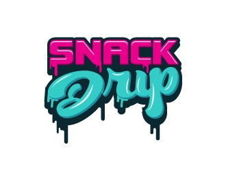 Snack Drip  logo design by dasigns