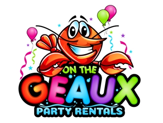 On the Geaux Party Rentals logo design by DreamLogoDesign