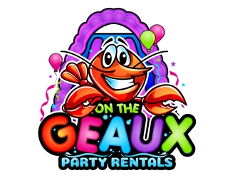 On the Geaux Party Rentals logo design by DreamLogoDesign