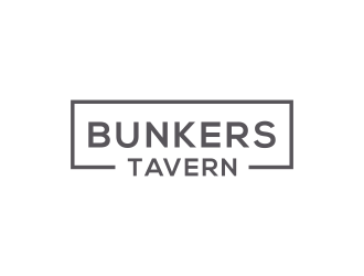 Bunkers Tavern  logo design by Asani Chie