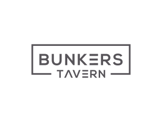 Bunkers Tavern  logo design by Asani Chie