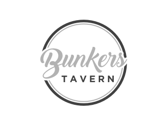 Bunkers Tavern  logo design by bricton