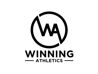 Winning Athletics logo design by hopee