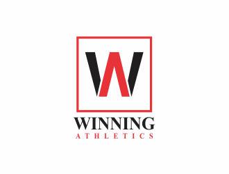 Winning Athletics logo design by up2date