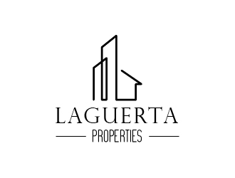 Laguerta Properties  logo design by BeezlyDesigns