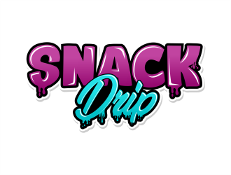 Snack Drip  logo design by evdesign