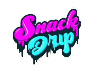 Snack Drip  logo design by dasigns