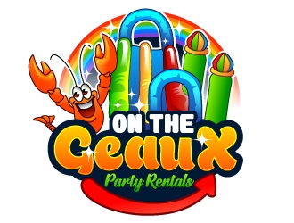 On the Geaux Party Rentals logo design by Suvendu