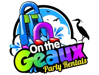 On the Geaux Party Rentals logo design by Suvendu