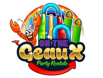 On the Geaux Party Rentals logo design by Suvendu