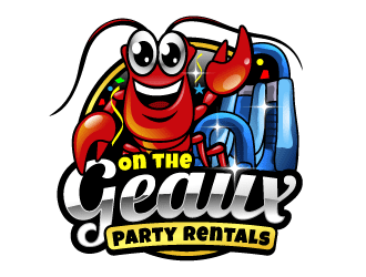 On the Geaux Party Rentals logo design by Suvendu