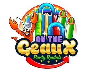 On the Geaux Party Rentals logo design by Suvendu