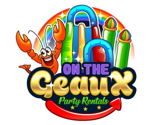 On the Geaux Party Rentals logo design by Suvendu