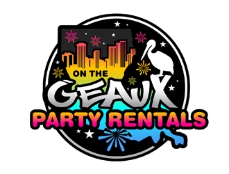 On the Geaux Party Rentals logo design by DreamLogoDesign