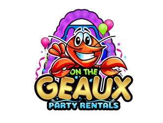 On the Geaux Party Rentals logo design by DreamLogoDesign