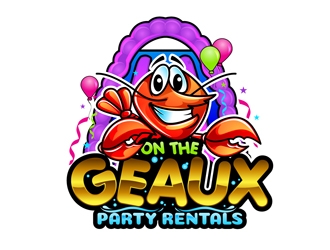 On the Geaux Party Rentals logo design by DreamLogoDesign