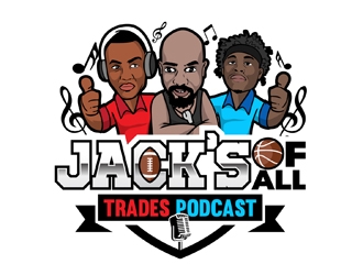 Jack’s of All Trades Podcast logo design by DreamLogoDesign