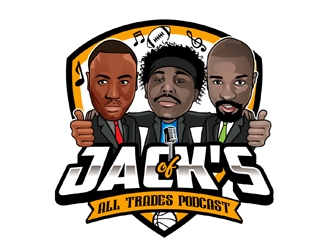 Jack’s of All Trades Podcast logo design by DreamLogoDesign