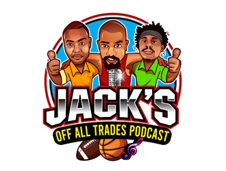 Jack’s of All Trades Podcast logo design by DreamLogoDesign