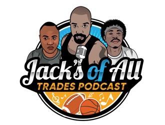 Jack’s of All Trades Podcast logo design by DreamLogoDesign