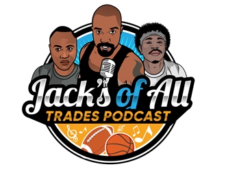 Jack’s of All Trades Podcast logo design by DreamLogoDesign